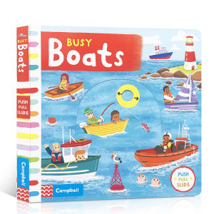 Busy Boats Board Book Early Childhood Education Books Original English Books