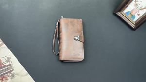 AE Mens Wallet   New pu Wallet with multiple card slots stylish mobile phone bag and coin purse for young men   Manufacturer
