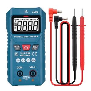Small Digital Multimeter with backlits Display High Precisions Multimeter ABS for Easy Reading in Dark Environment