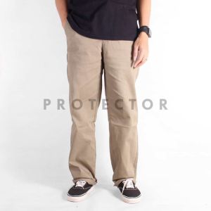 Celana Chino Panjang Pria Distro Standard Basic Reguler Fit Bahan Katun Twill Tebal dan Berkulitas