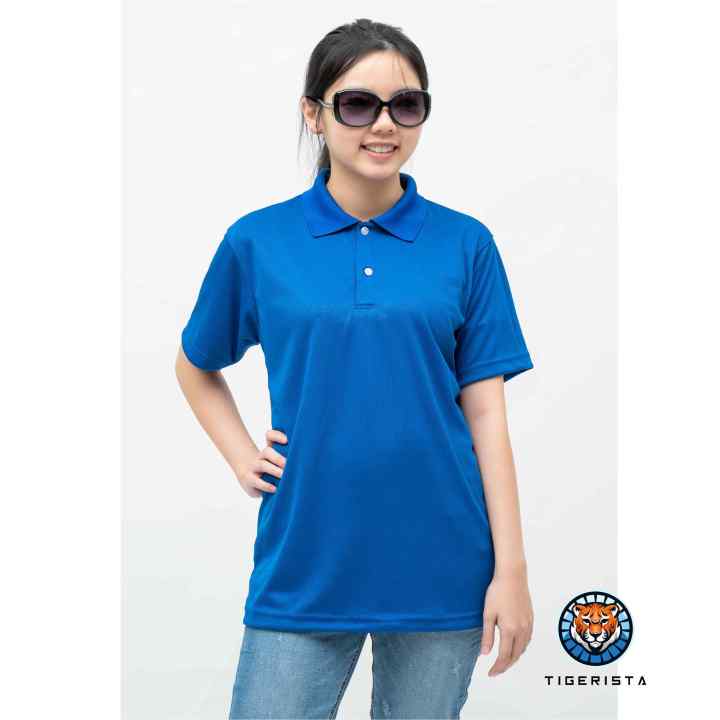 royal blue dri fit polo