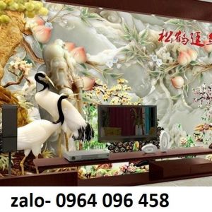 Tranh gạch 3d trang trí phòng khách - CVBN75