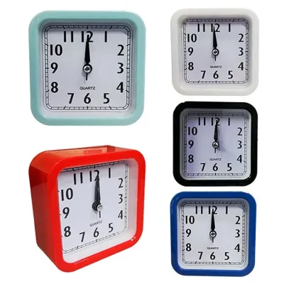 JAM BEKER WEKER ALARM MEJA KARAKTER BULAT DAN PERSEGI