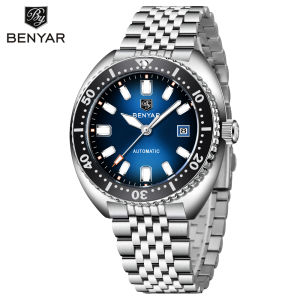 BENYAR Classic Luxury Mens Automatic Watches 2026 Mechanical Watch Mens Stainless Steel Waterproof Watch for men business sport clock BY-5211