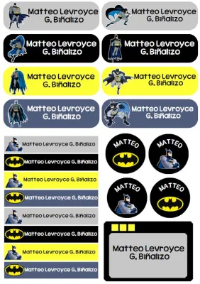 Personalized NAME Sticker Label for Kids and Adult (Waterproof)