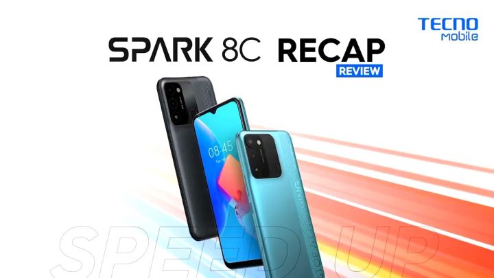Hp Murah TECNO Spark 8C Ram 4+3/64GB 90 Hz High Refresh Rate 13MP AI Dual Garansi Resmi