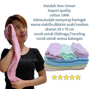 Floline - Handuk NO Olahraga /Aerobic / Senam / Zumba / Handuk Import / Handuk Katun
