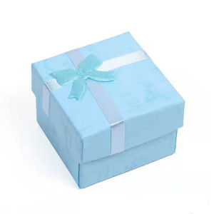 Harga Grosir - Kotak Cincin Bulat Pita / Kotak Tempat Penyimpanan Perhiasan / Jewelry Gift Box