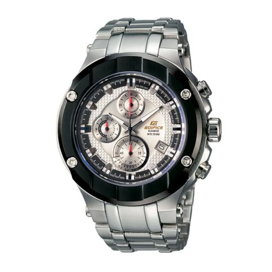 Marco 2 Years Warranty Casio Edifice EFX 500 Series Men s Chronograph Date Display Stainless Steel Strap