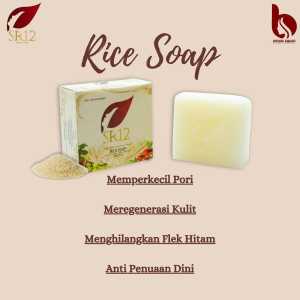 Rice Soap SR12 60 gr Sabun Beras Sabun Herbal Pembersih Wajah Kulit Berminyak Jerawat Sensitif 4.9 507 Penilaian 12RB Terjual Rp22.000