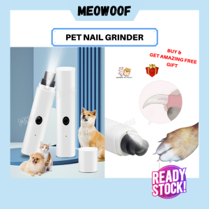 MEOWOOF Pet Nail Grinder Cat Nail Clipper Pemotong Kuku Kucing Dog Nail Cutter Dog Nail Grinder Pet Nail Clipper 宠物指甲剪
