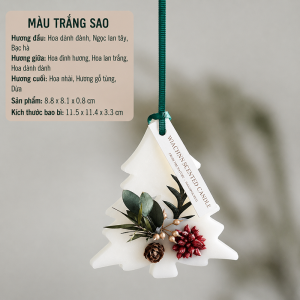 Sáp Thơm Hoa Khô May Mắn Treo Tủ Quần Áo Bàn Làm Việc Phòng Ngủ Làm Quà Tặng Dịp Lễ Tết Giáng Sinh