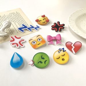 Funny Hair Clip  Network  Emoji hairpin Side Clip Cute Expression Pack Hair Accessories