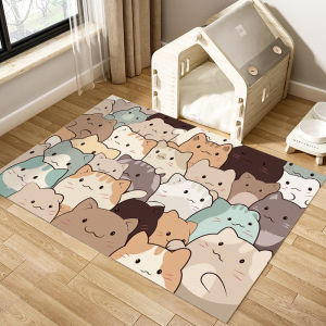 Alas Karpet Kandang Hewan Peliharaan Pet Elastis Bahan Kulit/Karpet Lantai Kulit Anabul/Keset Kaki Anti Slip/Alas Main Pets Hewan Peliharaan Tanpa Cuci Mat Anti Air Waterproof