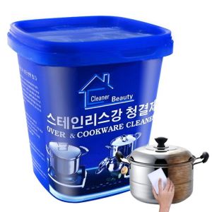 【Spot】500g Oven And Cookware Cleaner Stainless Steel Cleaning Paste Cream Powder Pencuci Periuk Pengilat Polish Oven