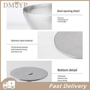 [DMYP] 2023 New Stainless Steel Goblet Cup Ice Cream Dessert Salad Bowl Fruit Plate Snack Dish KTV Bar Supplies