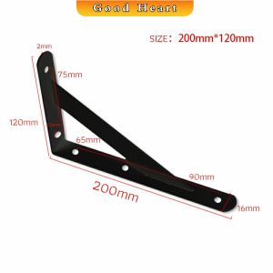 J.D. ฉากติดผนังรับชั้น สําหรับชั้นวางของ ชั้นวางของเหล็กติดผนัง สําหรับวางของ Diy Shelf Brackets