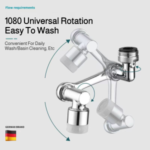 Universal Robotic Arm Faucet Extender for Bathroom