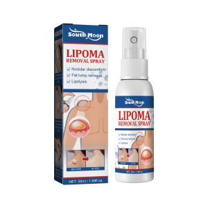 South Moon Lipoma Removal Spray Relief Pain Treat Skin Swelling Lipolysis Cellulite Fat Lump Nodule Removal Ointment Anti-tumor Plaster  Lipolysis Removal Skin Tumor Swelling Pain Ointment Plaster Relief Exfoliating Cellulite Relieve Plaster Skin Swelling