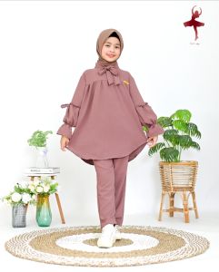 AULIA SETELAN PEREMPUAN TANGGUNG LEBARAN 2024 CRINGKEL AIRFLOW FIT 5 - 15 TAHUN