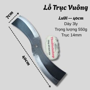 Lưỡi dao máy 40cm Lưỡi dao cong lắp máy thái chuối băm cỏ