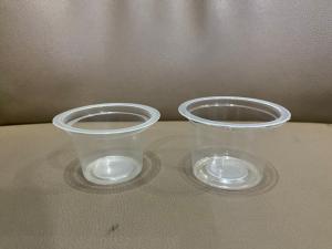 Cup Puding plastik/ Cup Jelly isi 50 pcs / Gelas Ager / Gelas Es Krim / Cup Ice Cream Bening / Tutup Cup Puding Plastik / Tutup Cup Jelly ukuran 60ml dan 90ml