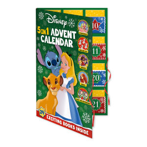 Disney Stitch Advent Calendar 24 Story Books Gift Set For Kids To Read 5 Minute Stories