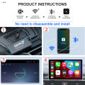 Carlinkit Carplay Không dây Apple CarPlay Dongle cho Android Navigation Player USB Smart LinkCarplay với Android Auto Mrrorlink. 