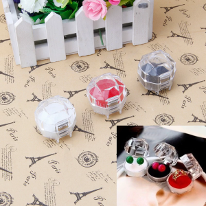 Hộp Vòng nhựa trong suốt đựng bông tai hộp dụng cụ trưng bày cho trường hợp với bọt để lưu trữ rin