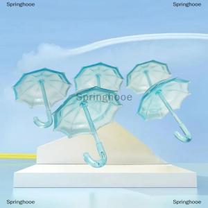 [COD] Springhooe 1Pcs Dollhouse Furniture Accessories Transparent Plastic Mini Umbrella Home Decoration Childrens Play Toys