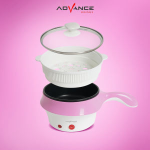 Advance C-18 Panci Listrik 1.5 Liter Low 400 Watt Multifungsi Gratis Pengukus Plastik Food Grade