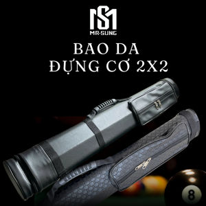 Bao Da Đựng Cơ Bida 2x2 - Bao Để 2 Chuôi 2 Ngọn Cơ Bi-a Hình ovan - Sang Trọng Tiện Lợi - MR.SUNG VIỆT NAM