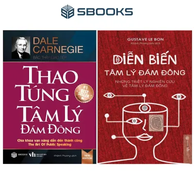 Sách Combo 2 Cuốn : Thao Túng Tâm Lý Đám Đông + Diễn Biến Tâm Lý Đám Đông - SBOOKS