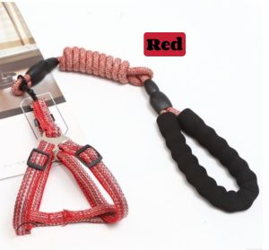 [Stock Ready] Nylon Dog Chest Strap Leash Comfortable Harness Pet Traction Rope for Dog Walking狗狗牵引绳 宠物胸背带
