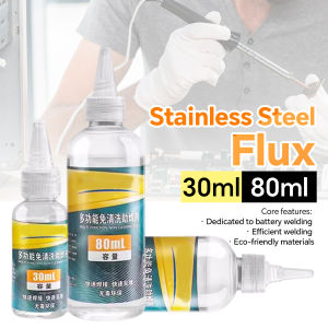 Ellebreen Stainless Steel Flux Quick Repair Strong Solder Liquid Battery Electrode Soldering Welding 30ml/80ml