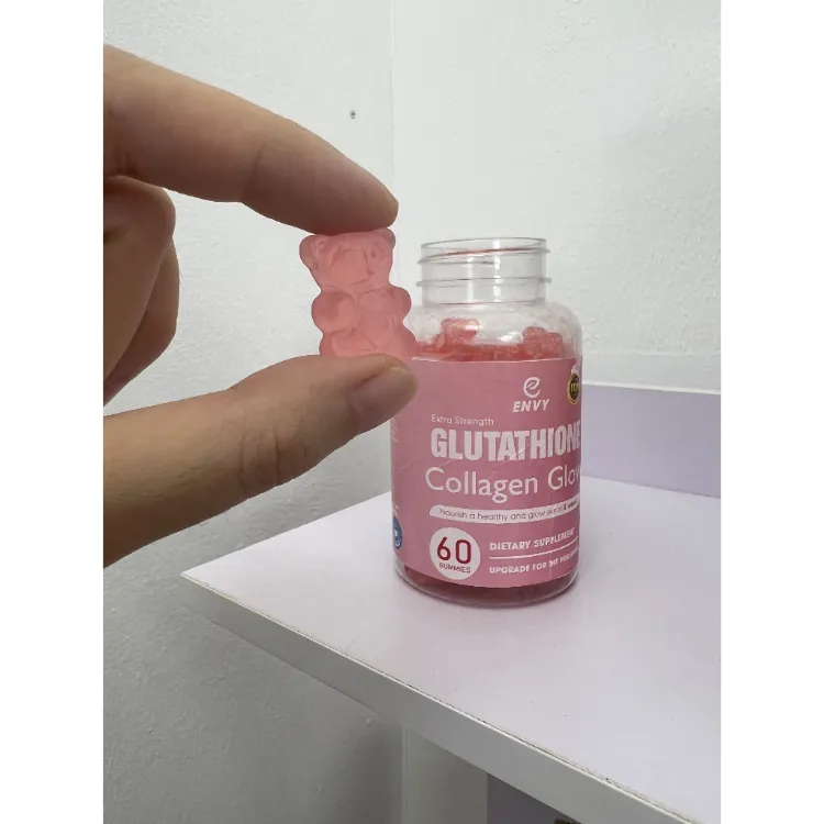 ENVY Glutathione Collagen Glow Collagen Gummies Anti-aging Skin Beauty  Whitening Vitamins Gummy 60 gummies Vitamin C And D Gummies - Lazada