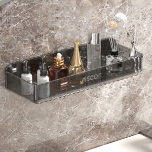 vivilucky ชั้นวางของในห้องน้ำโดยไม่ต้องเจาะรูในห้องน้ำอ่างล้างหน้าผนังห้องน้ำแขวนผนังที่เก็บเครื่องสำอาง