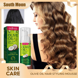 Eelhoe Hair Styling Mousse Fluffy Shaping Cream Curly Hair Mousse Hydrating Prevent Dryness Nourishing Elastin Curly Hair Mousse Hydrating Prevent Dryness Nourishing Elastin Fluffy Moisturizing Haircare Products