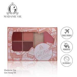 Madame Gie Get Away Make up Kit / MakeUp Face Pallete / Lips Eyeshadow Blush On Contour 128gr