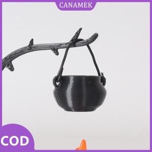 CANAMEK✨ 4 5 cái Dollhouse mini treo bếp stockpot lửa đống mô hình Dollhouse ngoài trời cắm trại cảnh trang trí nhà búp bê phụ kiện