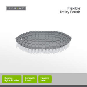 Scrubz Flexible Multi-Purpose Cleaning Brush