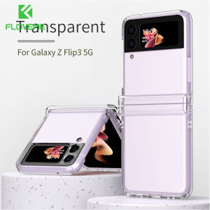 FLOVEME Luxury Ultra-thin Phone Case For Samsung Galaxy Z Flip 4 Flip 3 5G Hard PC Shockproof Back Cover For Galaxy Z Flip 4 Flip 3