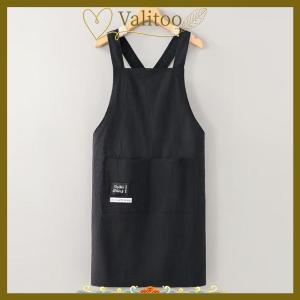 [Valitoo] ผ้ากันเปื้อนสำหรับทำอาหารในครัวระบายอากาศได้ดีกันเปื้อนเอวของผู้ใหญ่ป้องกันการเกิดคราบนุ่มเสื้อผ้าใช้ในร้านอาหารใช้ในบ้าน