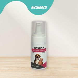Bulubolu Pet Dry Foam Shampoo Sensitive Skin Sampo Kering Tanpa Bilas