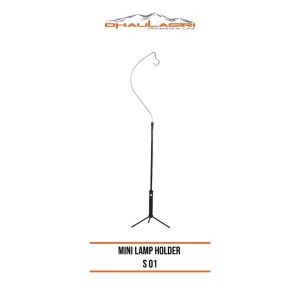 Dhaulagiri - Tiang Lampu - Mini Lamp Holder S 01 - Tiang Lampu Gantungan Lampu Camping Aluminium Multifungsi Sebagai Tripod Adjustable