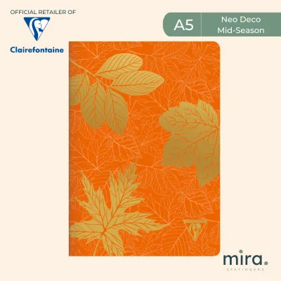 Clairefontaine - Neo Deco Mid-Season A5 Ruled Notebook