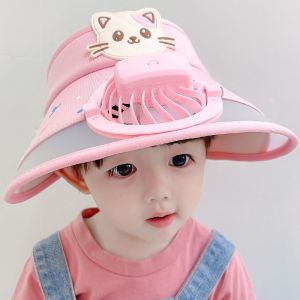 Mũ Che Nắng Cho Bé Có Quạt Mini – Quà Tặng Cho Bé Mùa Hè Mũ Chống Nắng Trẻ Em Dễ Thương