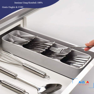 ANHICHEF Rak Organizer Dapur Tempat Sendok Garpu Tableware Storage Box - PP23 - Gray