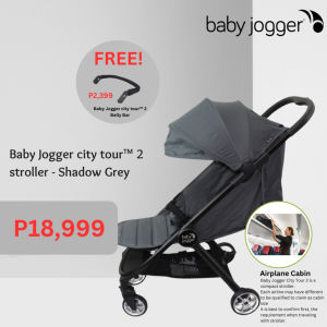 Baby Jogger Stroller City Tour 2 - with (FREE ITEM BELLY BAR)