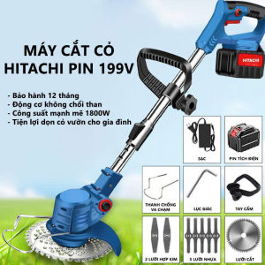 Máy cắt cỏ pin MAKITA 199V máy cắt cỏ cầm tay mini CÓ LƯỠI CƯỚC lõi đồng 100% tặng 9 lưỡi cắt